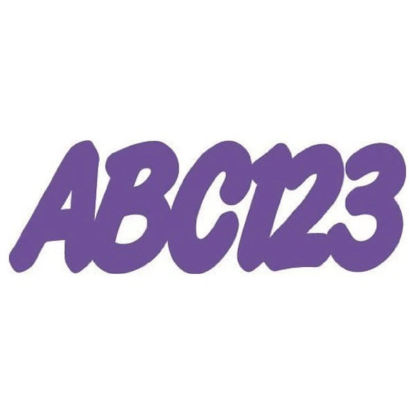 Stiffie Boat Alphanumeric Identification Decal 26-WL77 - Purple