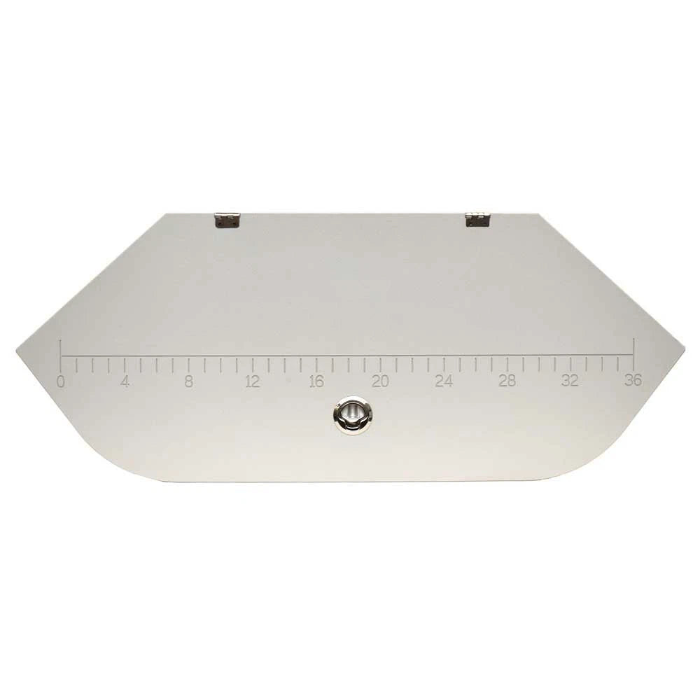 Godfrey Pontoon Boat Livewell Lid 449458 - with Fish Ruler 42 1/4 Inch Gray