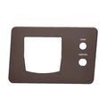 Cobalt Boat Blank Switch Panel 503036WB - 8 7/8 X 5 3/4 Inch Brown