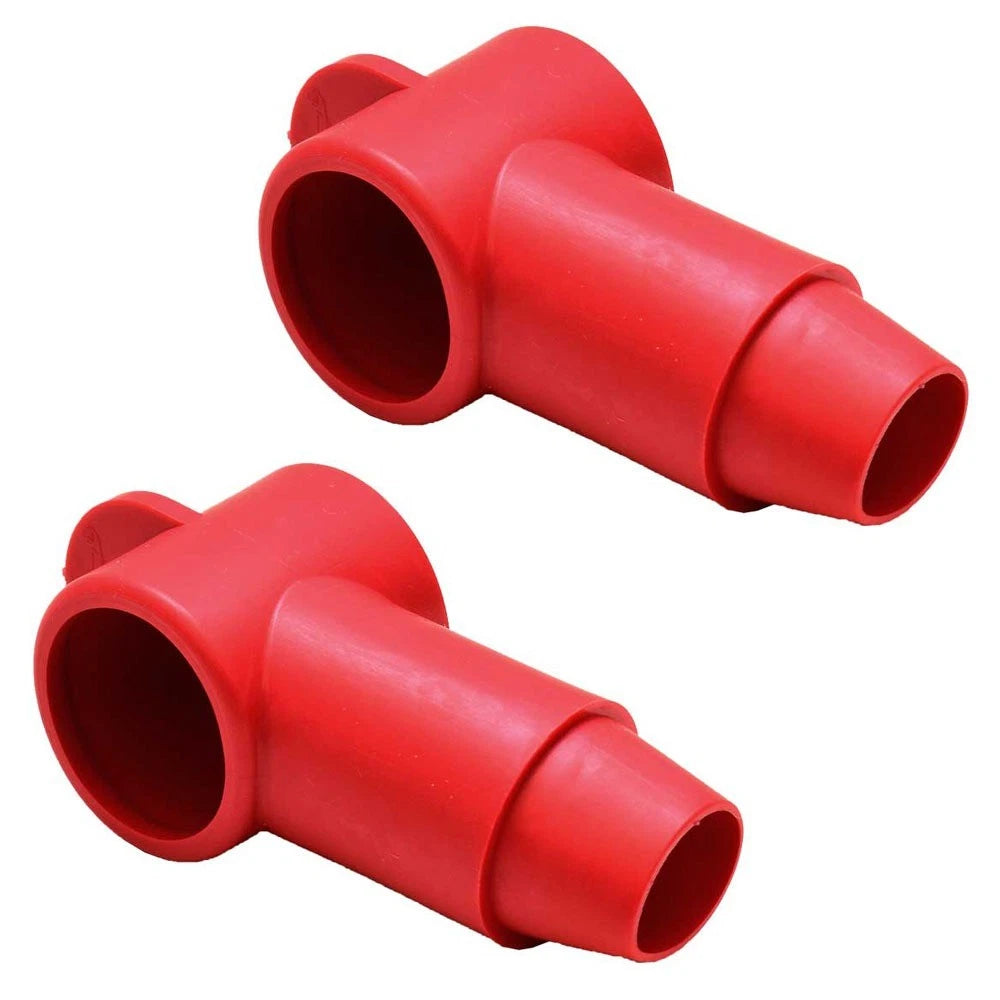 VTE Boat Battery Cable Boots 5909903 - Series 222 Red 1/2 Inch (pair)
