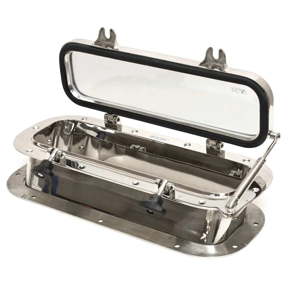 Man Ship Boat Rectangular Window LS-7091A25 - 14 5/8 X 3 5/8 Inch