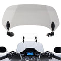 Adjustable Clip on Windshield Extension Spoiler Wind Deflector for Motorcycle US