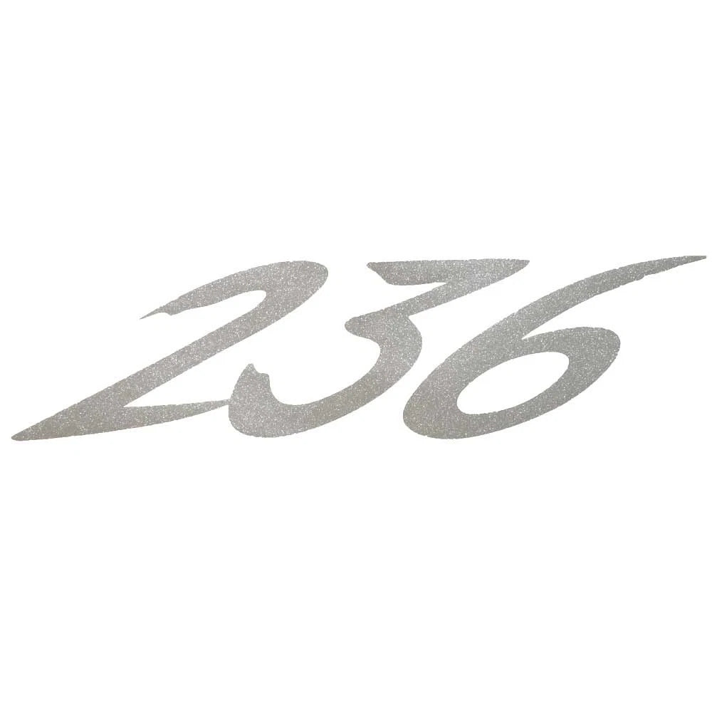 Rinker Boat Model Decal 2190085 - 236 Captiva Metallic Silver Sticker
