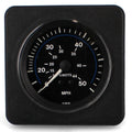 VDO Boat Speedometer Gauge 1 115 016 061A - 3 1/4 Inch Black White