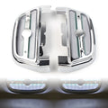 LED Light Footboard Floorboard Cover for Harley Touring Road King Dyna White