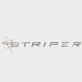 Striper Boat Raised Brand Decal 8154011 - 42 X 10 1/2 Inch Silver