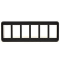 Ranger Boat Blank Switch Plate Panel - 6 1/2 X 5 1/4 Inch Black