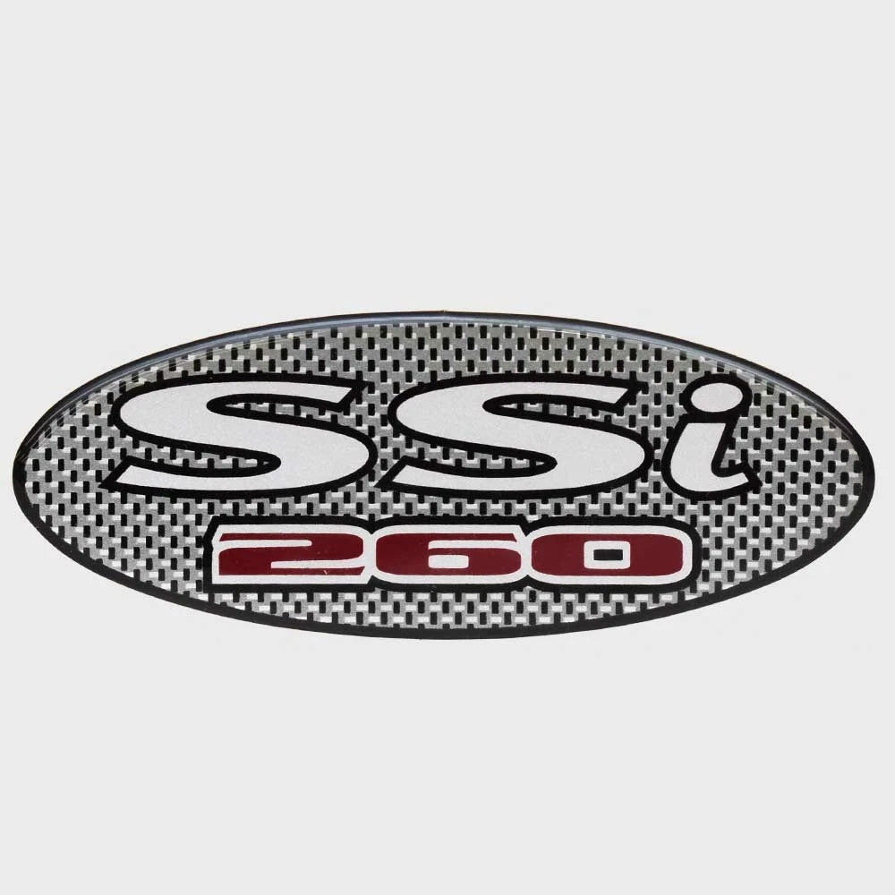 Chaparral Boat Raised Emblem Decal U15554-01 - 260 SSi Sticker Silver