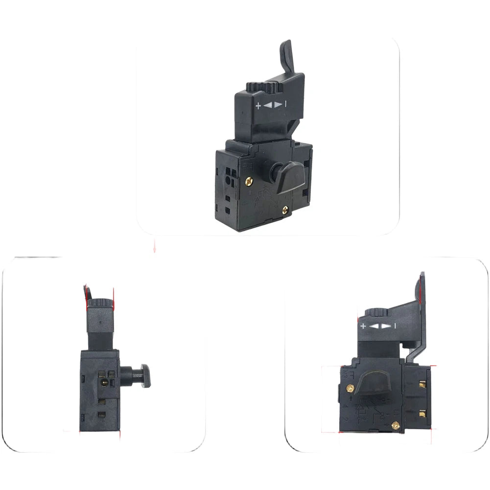 Adjustable Drill Switch 10mm Compatible with for BLACK Decker Drills
