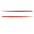Tracker Boat Decal 165966 - 165967 Red 80 X 2 1/2 Inch (set of 2)