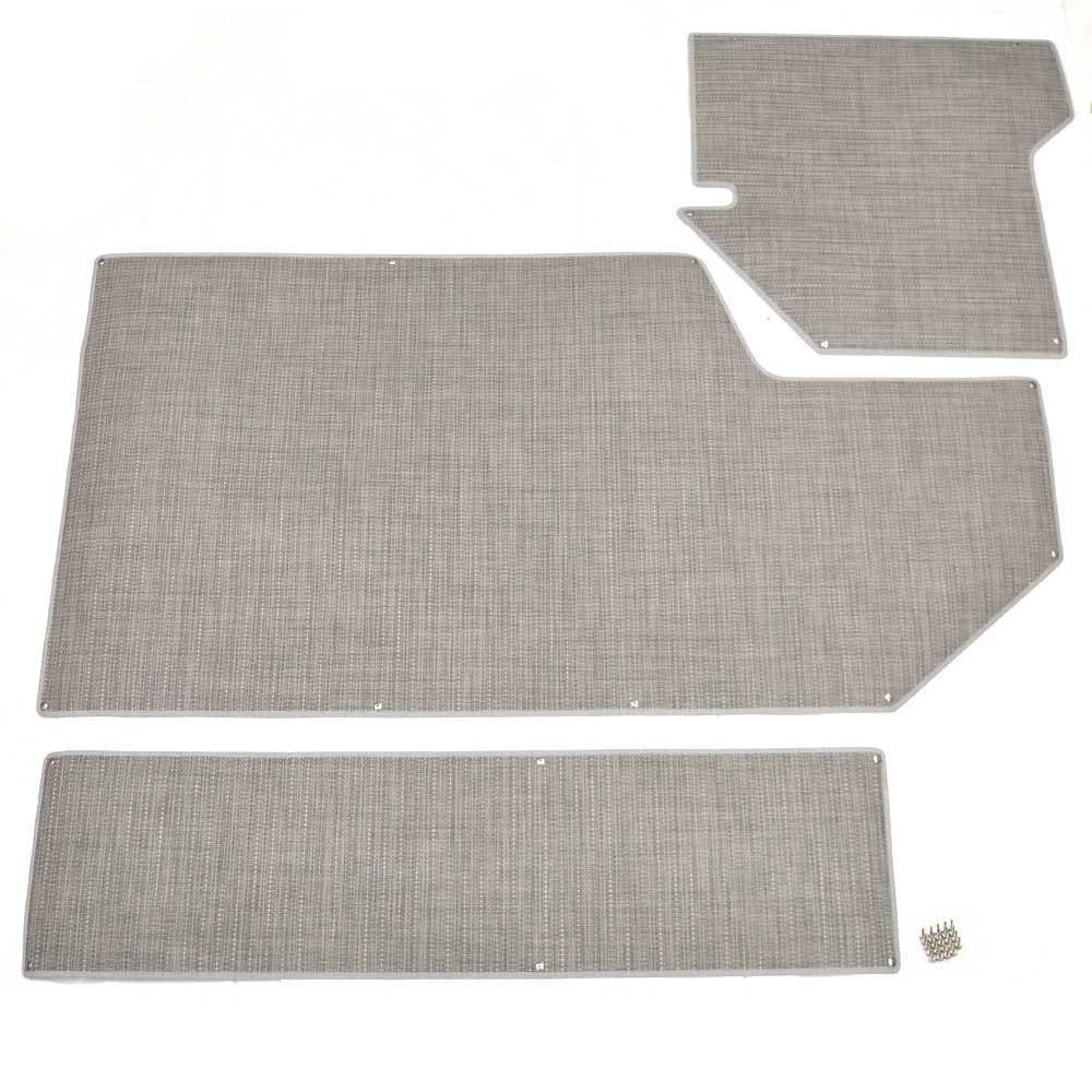 Supra Boat Snap-In Deck Mat 117014 - Compass HB Woven Gray (set of 3)