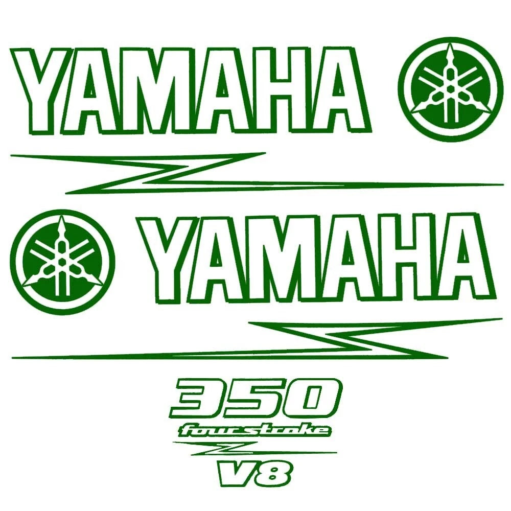 Yamaha Boat Cowling Decal P1042802 - 350 HP Four Stroke V8 (3 PC Kit)