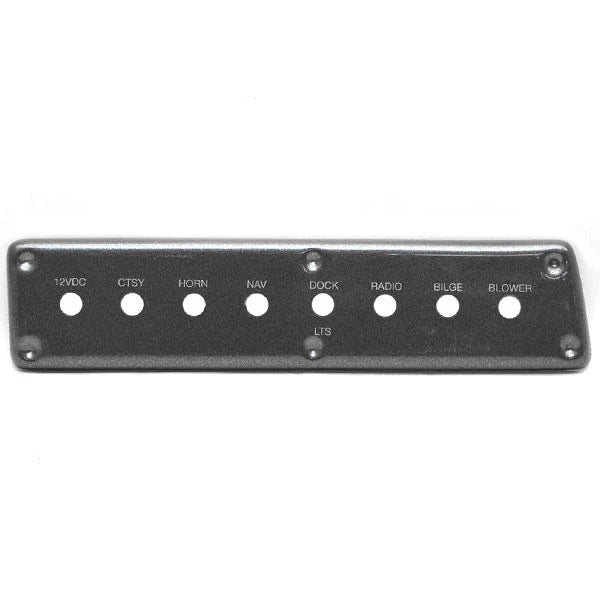 Godfrey Boat Breaker Switch Panel Blank 220281 - Sweetwater 86 Gray