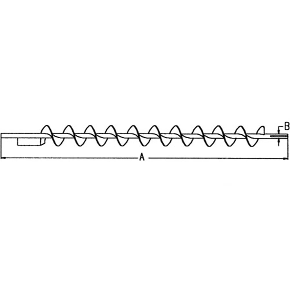 AH125894 Upper Tailings Auger Fits John Deere Combine Models 9600 9610 9640 9650