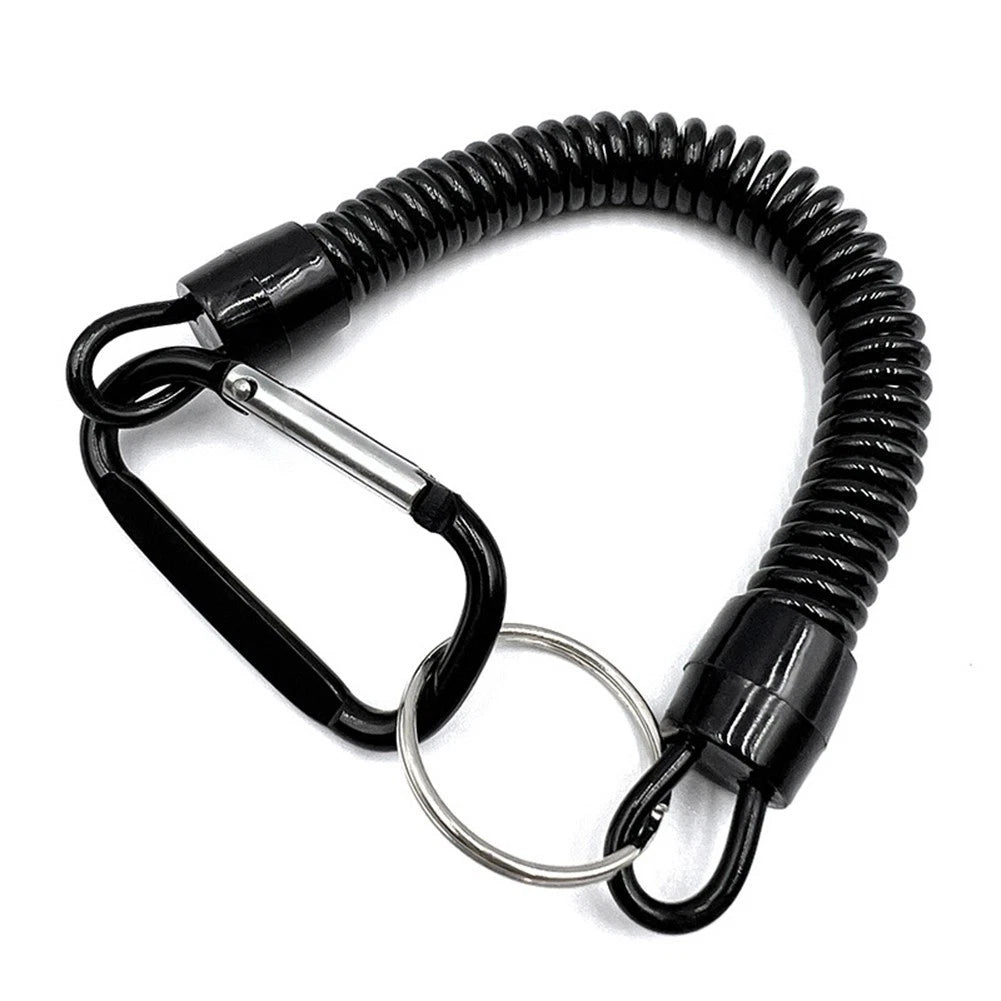 Convenient and Reliable Spiral Spring Lure Pliers Lanyard with Antilost Feature