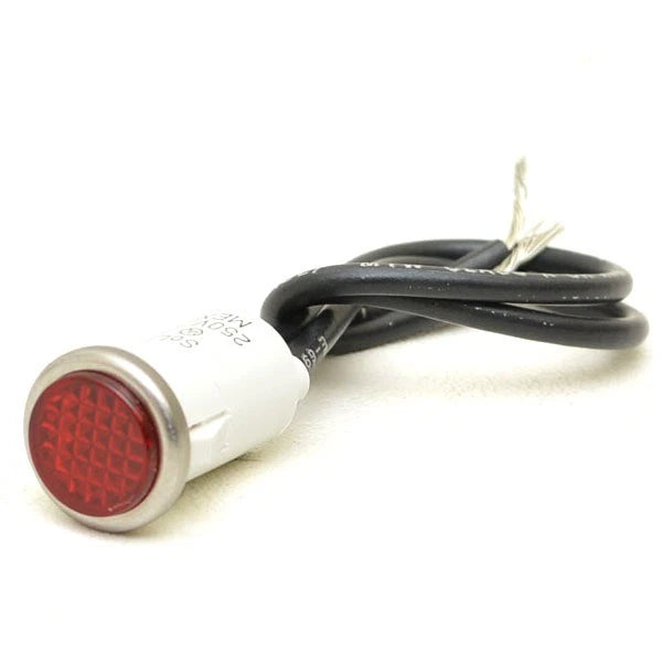 Solico Boat Dash Indicator Light - Red Flush 1/2 Inch Diameter