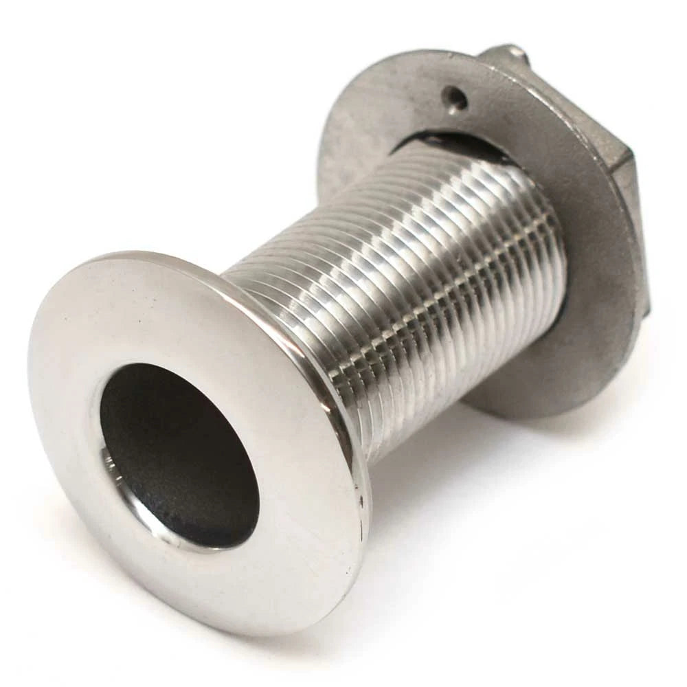 Gemlux Boat Thru Hull Fitting 70002-2 - 3/4 Inch NPT Stainless