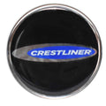 Crestliner Boat Steering Wheel Decal 2007416 - 1 3/8 Inch Blue Black