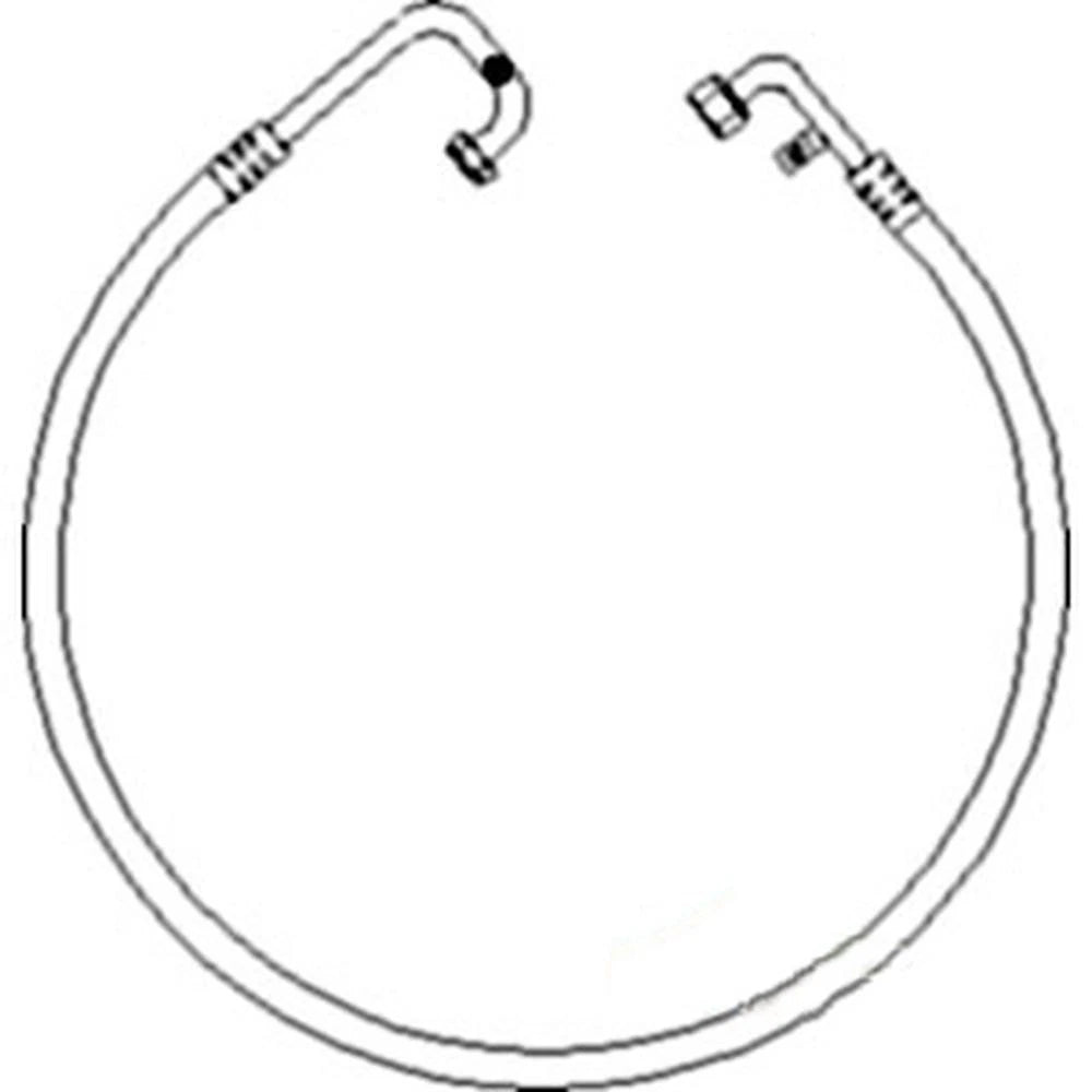 Air Conditioning Hose Line - Compressor to Condenser - Metric Switch Port