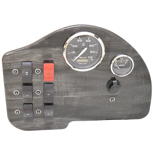 Godfrey Pontoon Boat Gauge Panel 241686 - with Switches