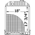 219534 Fits Ford 6810 7610 7810 Tractor Radiator with Cooler E7NN8005BB15M