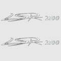 Larson Boat Decal 8624-1441 - LSR 2100 Designator Vinyl (pair)