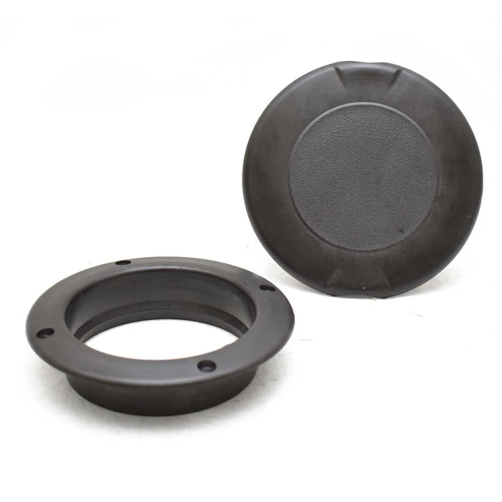 Innovative Boat Deck Access Plate 500009 - 4 Inch Pry Out Black
