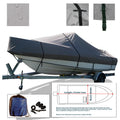 Heavy Duty CLEARWATER 2200 DC Duel Console Trailerable Boat Storage Cover Strong