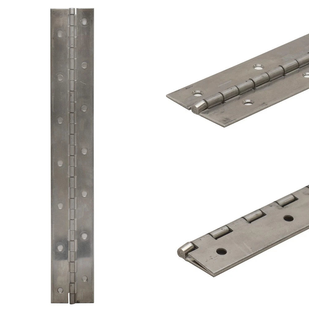 Boat Piano Hinge 332283 - 13 3/4 Inch Stainless 16 Gauge