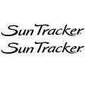 Sun Tracker Boat Decals 145430 - Black Logo Sticker (pair)