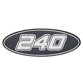 Crownline Boat Raised Decal 40160 - 240 Black
