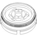 Flywheel with Ring Gear Fits John Deere 7020 4620 4520 AR43013