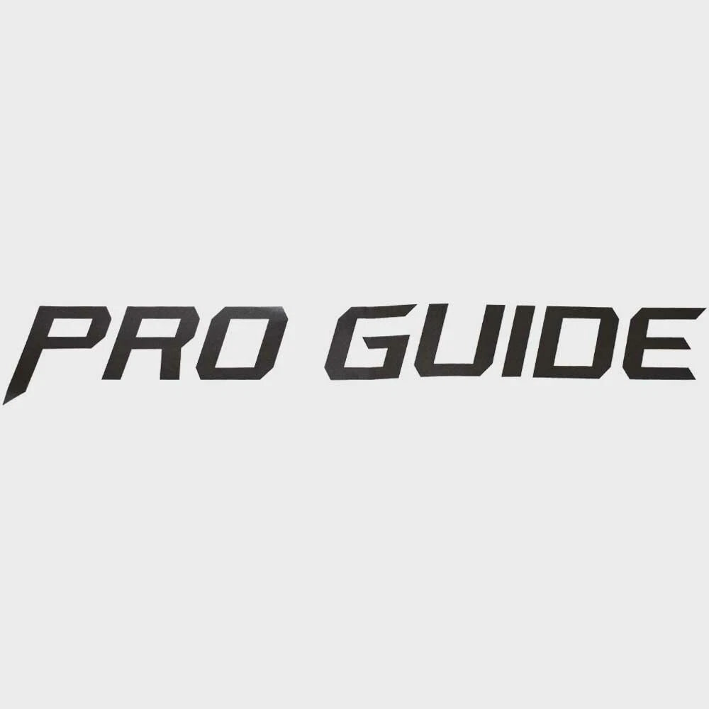 Lund Boat Model Decal 2339256 - Pro Guide Dark Silver Sticker