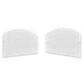 Mastercraft Boat Vent Caps - Maristar White Aluminum (set of 2)