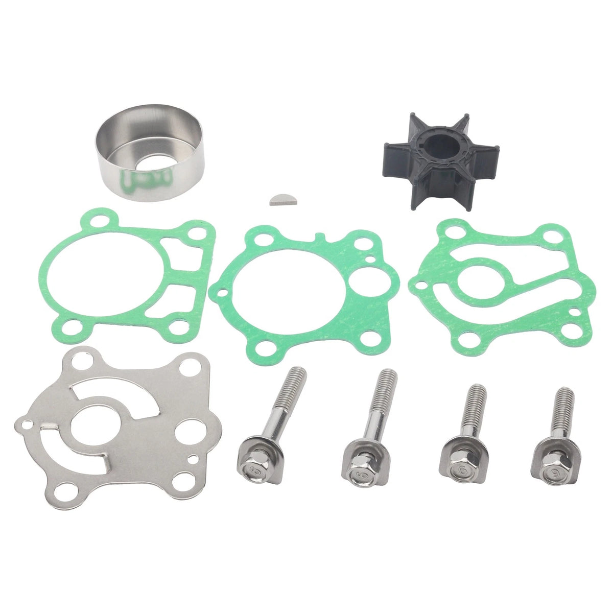 Outboard Water Pump Impeller Servi Ce Kit for Yamaha 2 Stroke 25HP 30HP Engine
