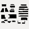 Black Basket Weave Cab Kit with O Headliner Fits Versatile Tractors 835 855 875 895