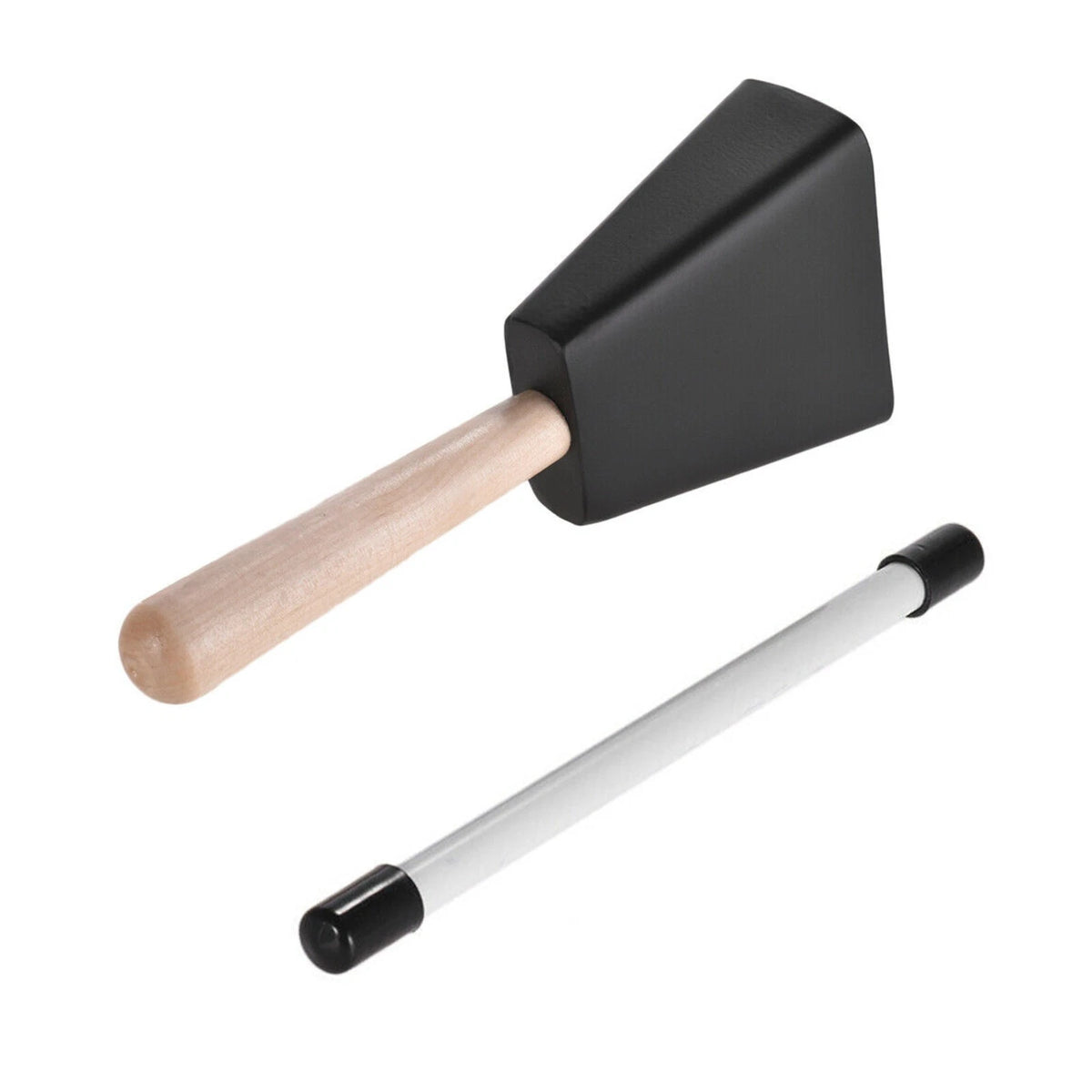 Profession Steel Cow Bell with Stick Drum Percussion Instrument Musical Tool