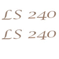 Suncruiser Pontoon Boat Decals - LS 240 Bronze Stickers (pair)