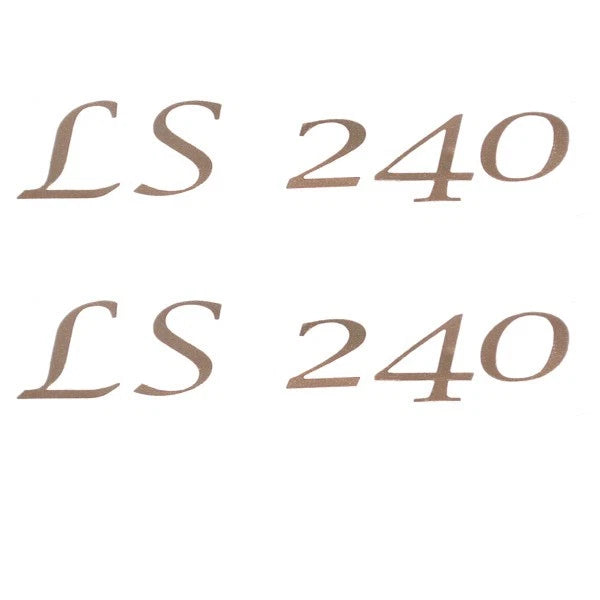 Suncruiser Pontoon Boat Decals - LS 240 Bronze Stickers (pair)