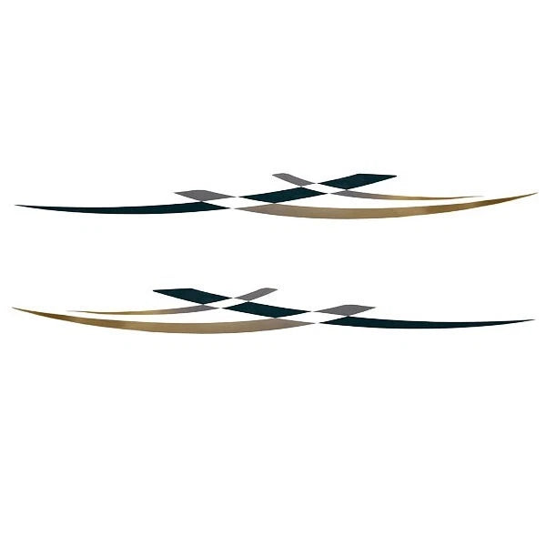 Rinker Boat Graphic Decal VS811801-04-GR - Captiva 232 - 272 (set of 2)
