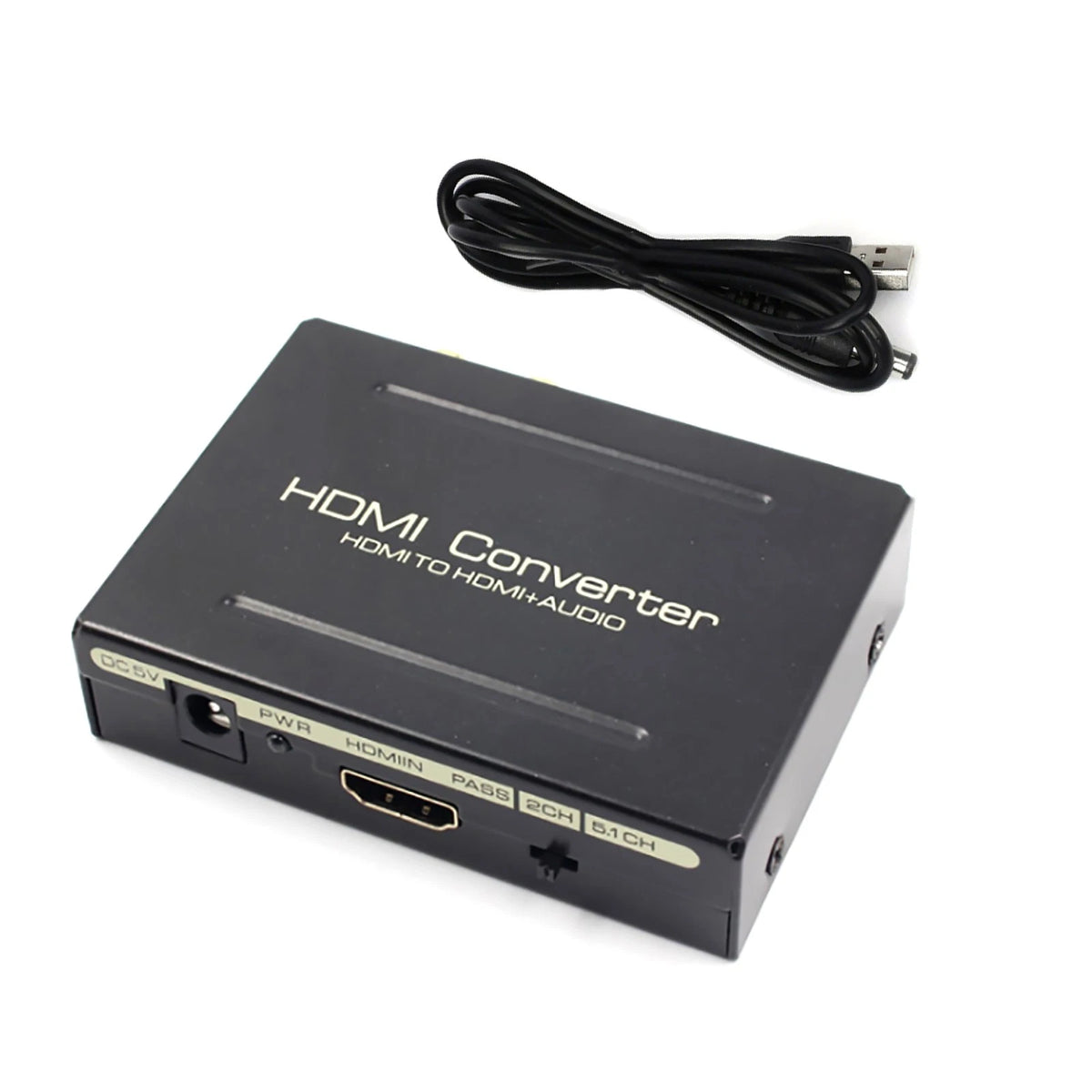 1080P HDMI Converter HDMI to SPDIF Optical 4K RCA L/R Analog Audio Extractor G