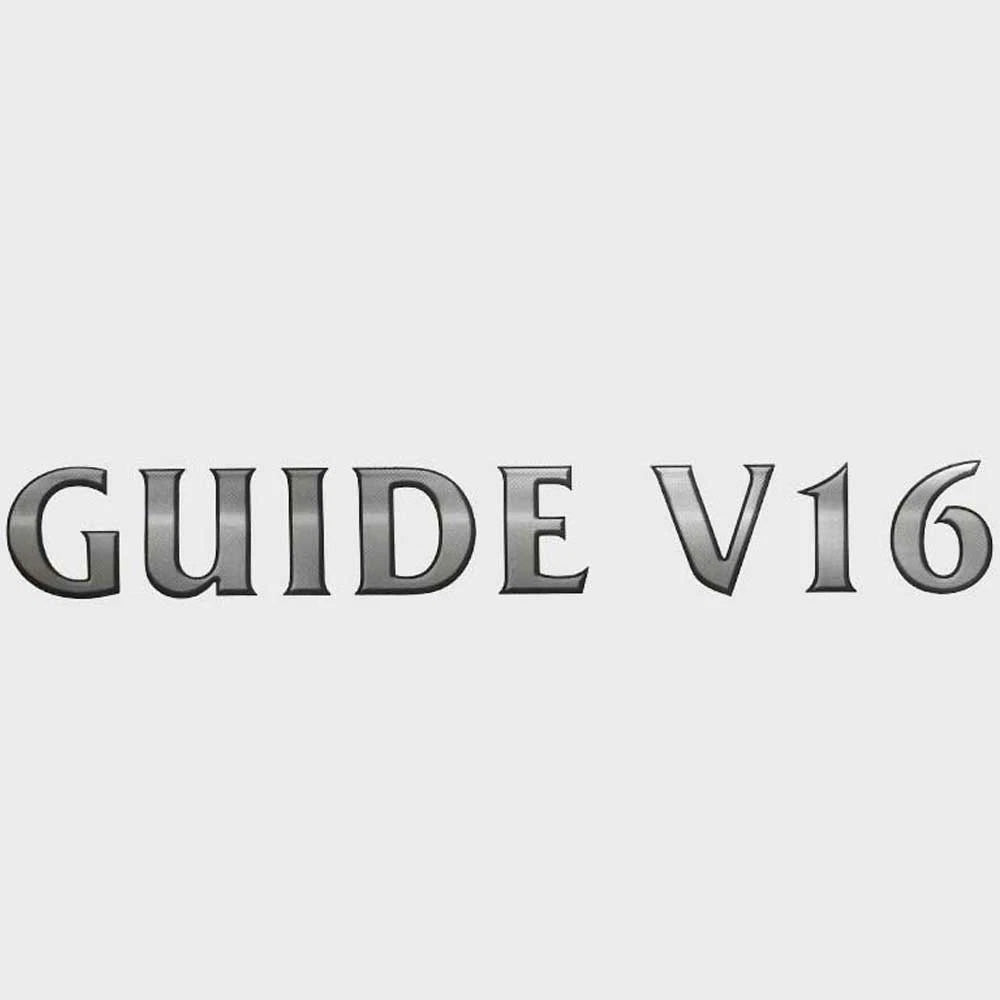 G3 Boat Model Decal 73405109 - Guide V16 Silver Sticker
