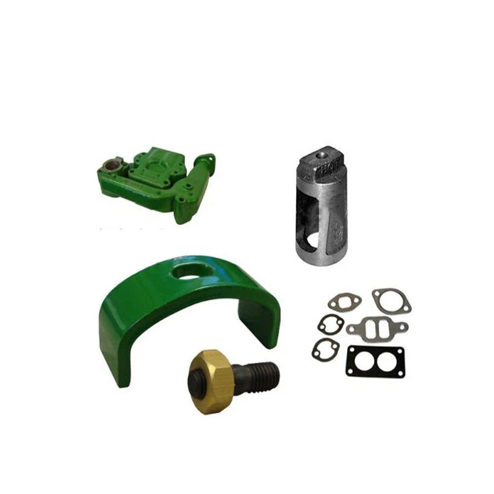 John Deere 50 INTAKE EXHAUST MANIFOLD CLAMP HEAT EXCHANGER GASKETS B3211R B