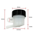 Universal/Rear Brake Master Cylinder Fluid Reservoir Tank Oil Cup Motorcycle