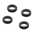 Boat Wiring Grommets - Black Rubber 1 1/2 Inch (set of 4)