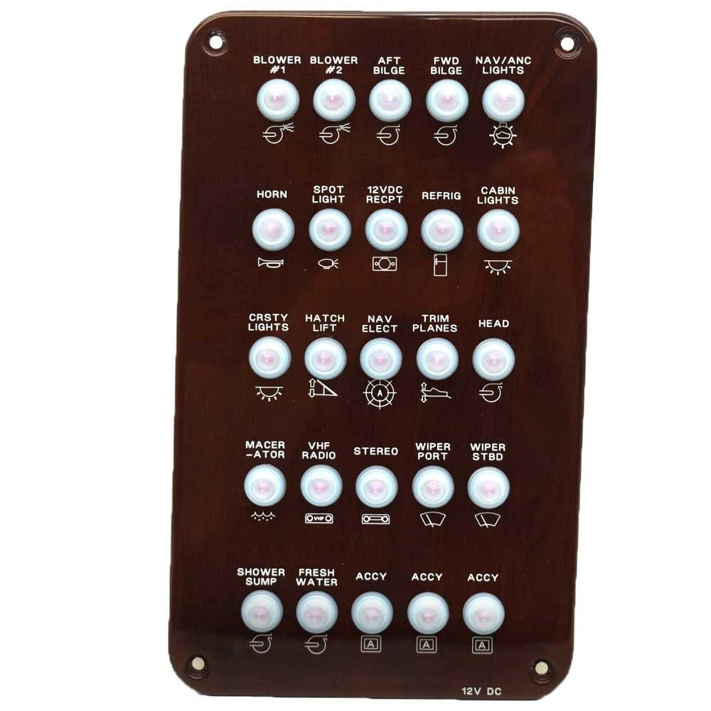 Bayliner Boat Breaker Panel - Maxum 2900 SE Faux Woodgrain