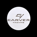 Carver Yachts Boat Steering Wheel Decal 8117404 - Gray Gradient Vinyl