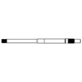 Shaft C9NN7A684A Fits Ford Holland 8000
