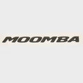 Moomba Boat Raised Emblem Decal 110148 - Dark Gray Logo Sticker