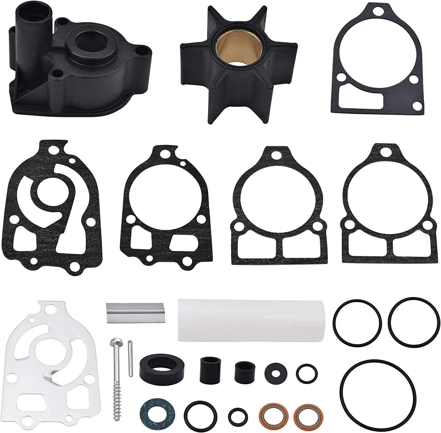 Water Pump Impeller Repair Kit for 46-96148A8 Mercruiser Mercury 150/175/200HP